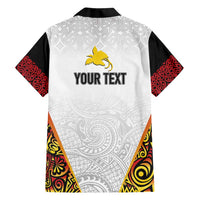 Personalized Papua New Guinea Family Matching Off Shoulder Maxi Dress and Hawaiian Shirt Hapi De bilong Indipendens PNG LT7 - Polynesian Pride