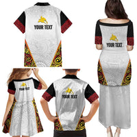 Personalized Papua New Guinea Family Matching Puletasi and Hawaiian Shirt Hapi De bilong Indipendens PNG LT7 - Polynesian Pride