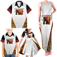 Personalized Papua New Guinea Family Matching Tank Maxi Dress and Hawaiian Shirt Hapi De bilong Indipendens PNG LT7 - Polynesian Pride