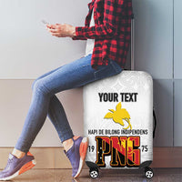 Personalized Papua New Guinea Luggage Cover Hapi De bilong Indipendens PNG LT7 - Polynesian Pride