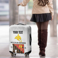 Personalized Papua New Guinea Luggage Cover Hapi De bilong Indipendens PNG LT7 - Polynesian Pride