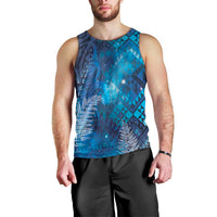 Aotearoa Taniko Matariki Men Tank Top Cosmic Blue