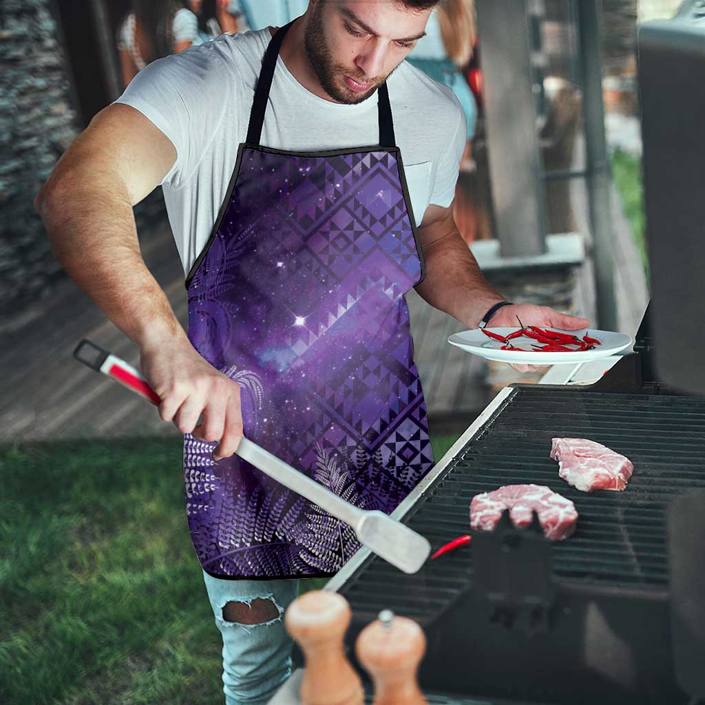 Aotearoa Taniko Matariki Apron Cosmic Violet