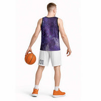 Aotearoa Taniko Matariki Basketball Jersey Cosmic Violet