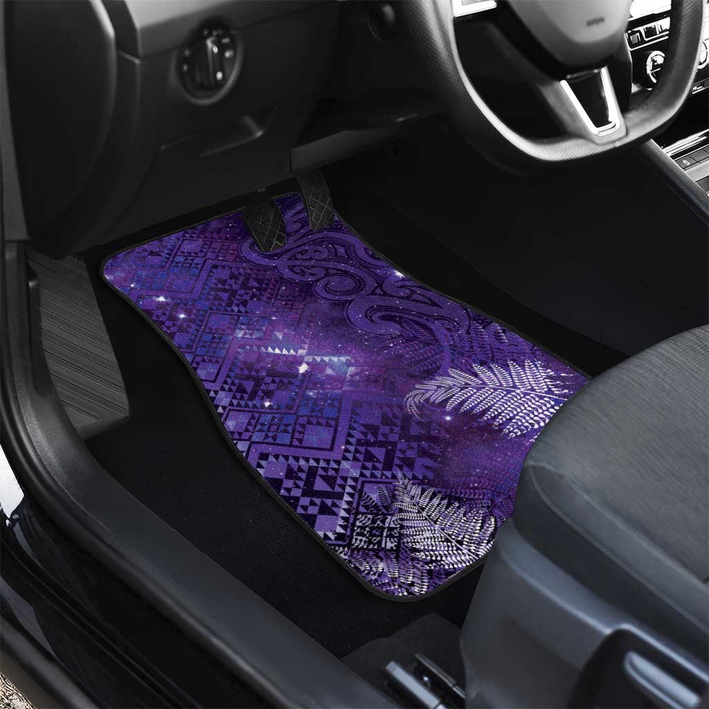 Aotearoa Taniko Matariki Car Mats Cosmic Violet
