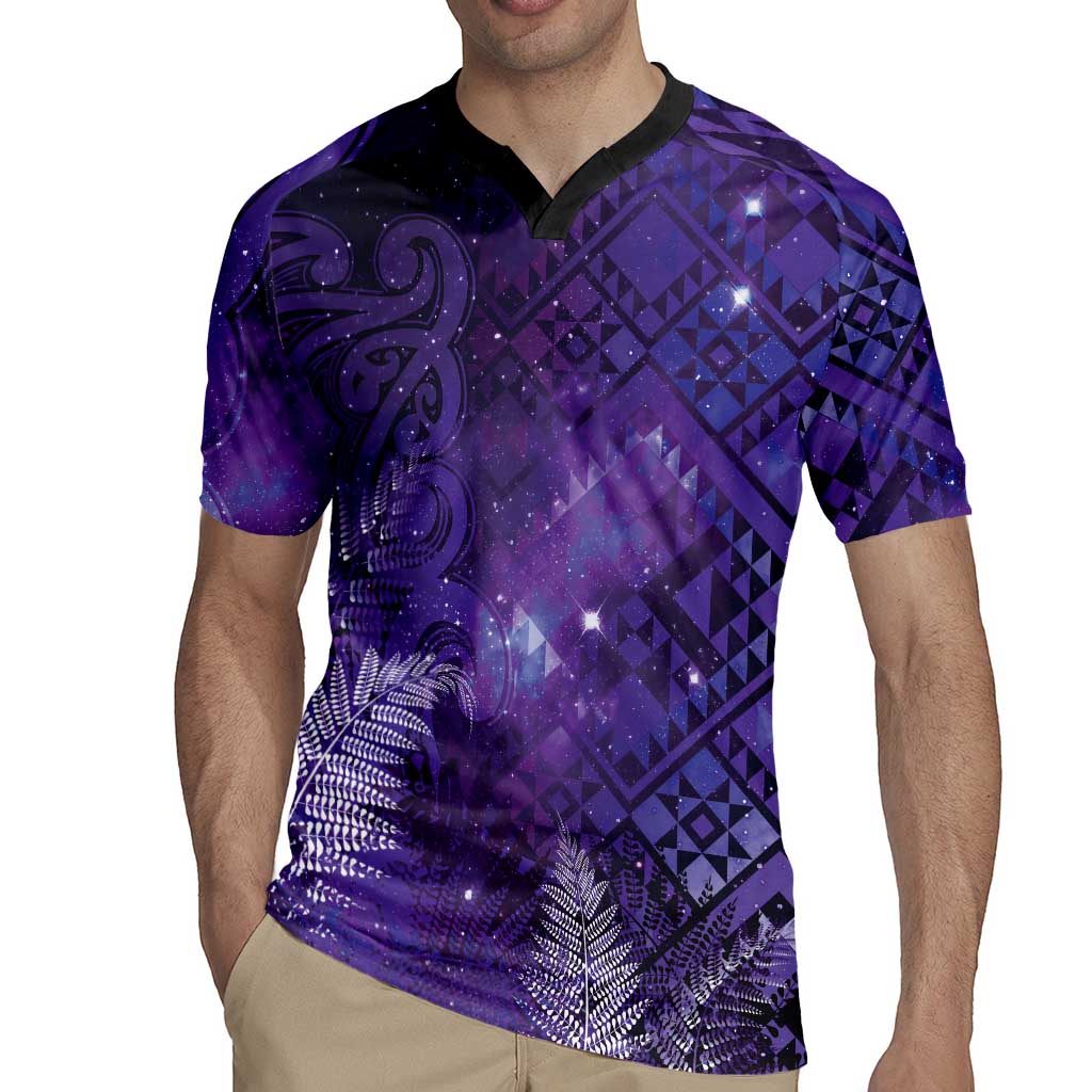Aotearoa Taniko Matariki Rugby Jersey Cosmic Violet