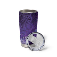 Aotearoa Taniko Matariki Tumbler Cup Cosmic Violet