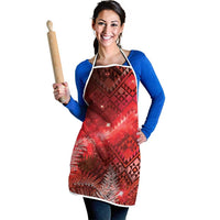 Aotearoa Taniko Matariki Apron Cosmic Red