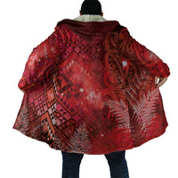 Aotearoa Taniko Matariki Cloak Cosmic Red