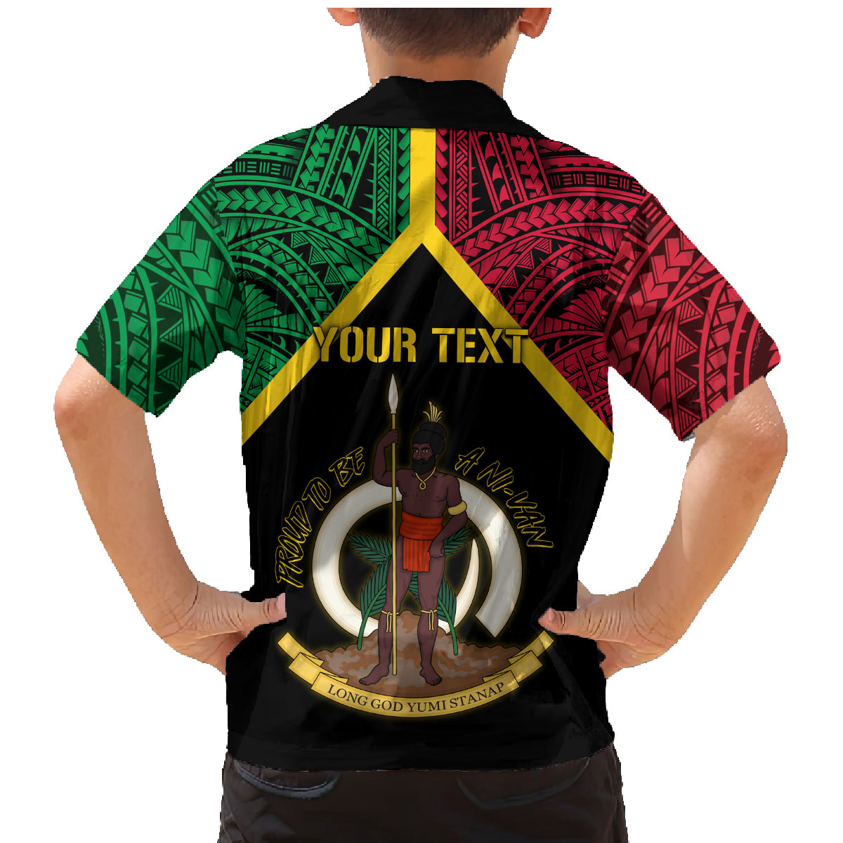 Vanuatu 44th Independence Anniversary Family Matching Mermaid Dress and Hawaiian Shirt LT7 - Polynesian Pride