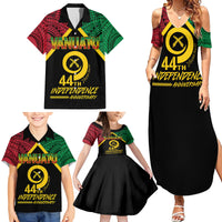 Vanuatu 44th Independence Anniversary Family Matching Summer Maxi Dress and Hawaiian Shirt LT7 - Polynesian Pride