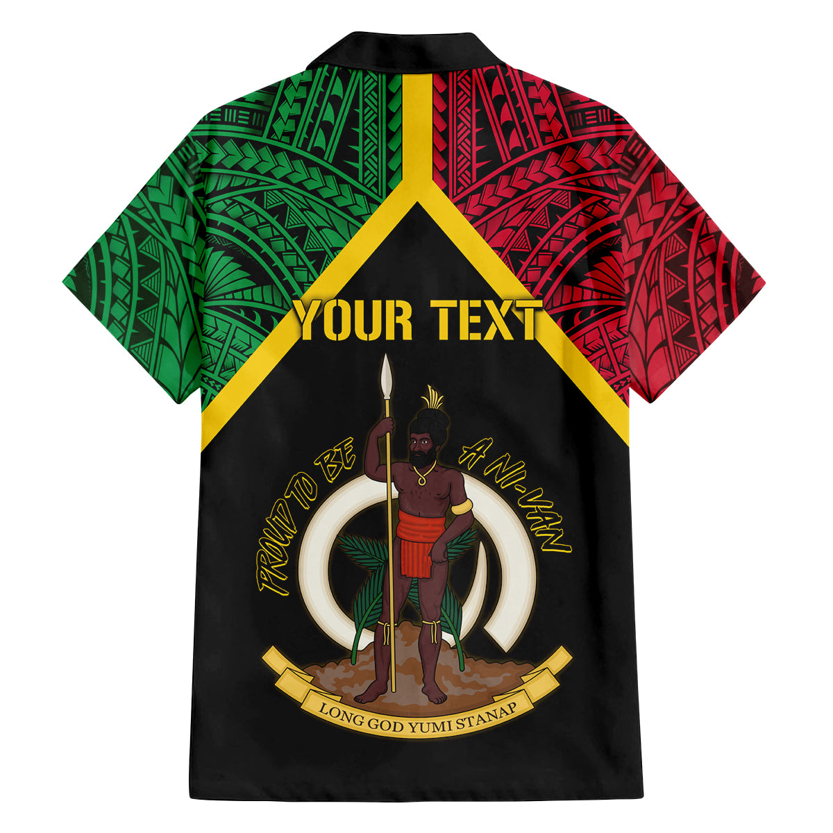 Vanuatu 44th Independence Anniversary Family Matching Tank Maxi Dress and Hawaiian Shirt LT7 - Polynesian Pride