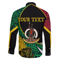 Vanuatu Independence Day Yumi 44 Family Matching Off The Shoulder Long Sleeve Dress and Hawaiian Shirt LT7 - Polynesian Pride