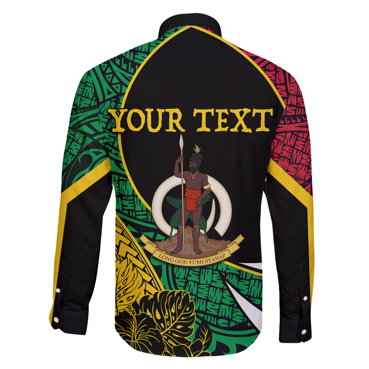 Vanuatu Independence Day Yumi 44 Family Matching Off Shoulder Short Dress and Hawaiian Shirt LT7 - Polynesian Pride