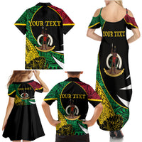 Vanuatu Independence Day Yumi 44 Family Matching Summer Maxi Dress and Hawaiian Shirt LT7 - Polynesian Pride