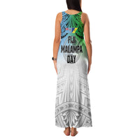 Malampa Fiji Day Family Matching Tank Maxi Dress and Hawaiian Shirt Gradient Style LT7 - Polynesian Pride