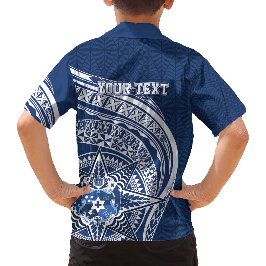 Tonga Queen Salote College Personalized Family Matching Off Shoulder Maxi Dress and Hawaiian Shirt Ngatu Tokelaufeletoa Motifs LT7 - Polynesian Pride