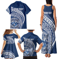 Tonga Queen Salote College Personalized Family Matching Tank Maxi Dress and Hawaiian Shirt Ngatu Tokelaufeletoa Motifs LT7 - Polynesian Pride