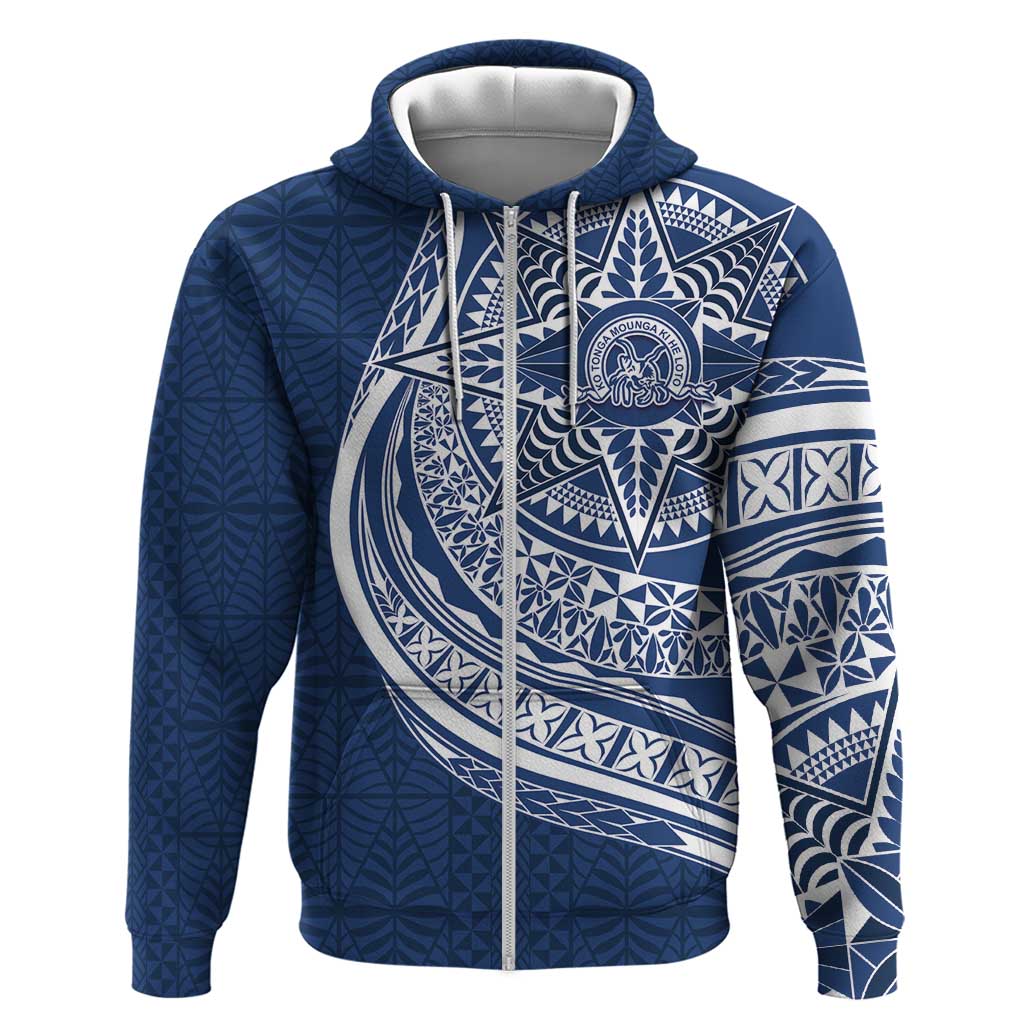Tonga Queen Salote College Personalized Hoodie Ngatu Tokelaufeletoa Motifs