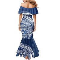 Tonga Queen Salote College Personalized Mermaid Dress Ngatu Tokelaufeletoa Motifs LT7 - Polynesian Pride
