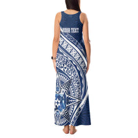 Tonga Queen Salote College Personalized Tank Maxi Dress Ngatu Tokelaufeletoa Motifs LT7 - Polynesian Pride