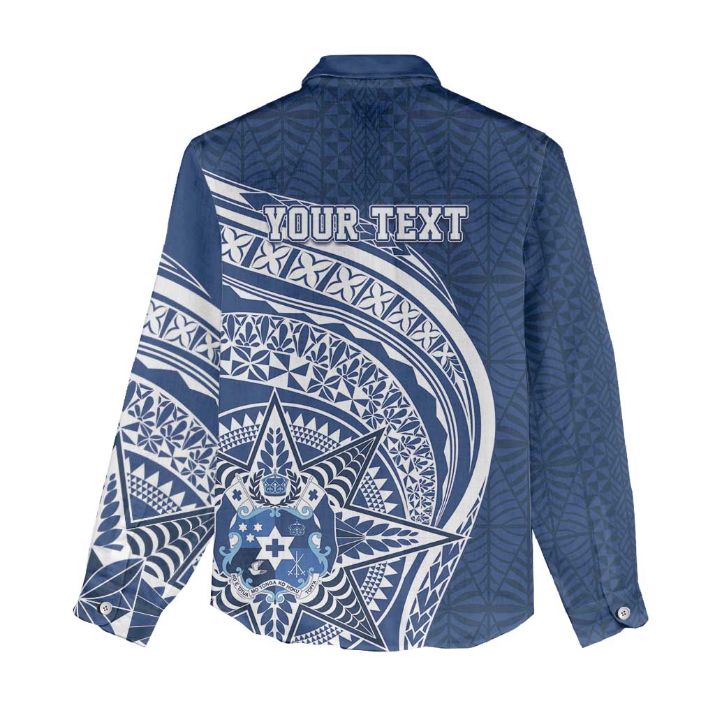 Tonga Queen Salote College Personalized Women Casual Shirt Ngatu Tokelaufeletoa Motifs LT7 - Polynesian Pride