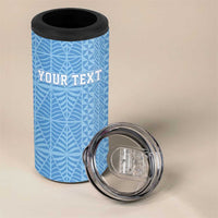 Tonga Apifo'ou Kolisi Personalized 4 in 1 Can Cooler Tumbler Ngatu Tokelaufeletoa Motifs LT7 - Polynesian Pride