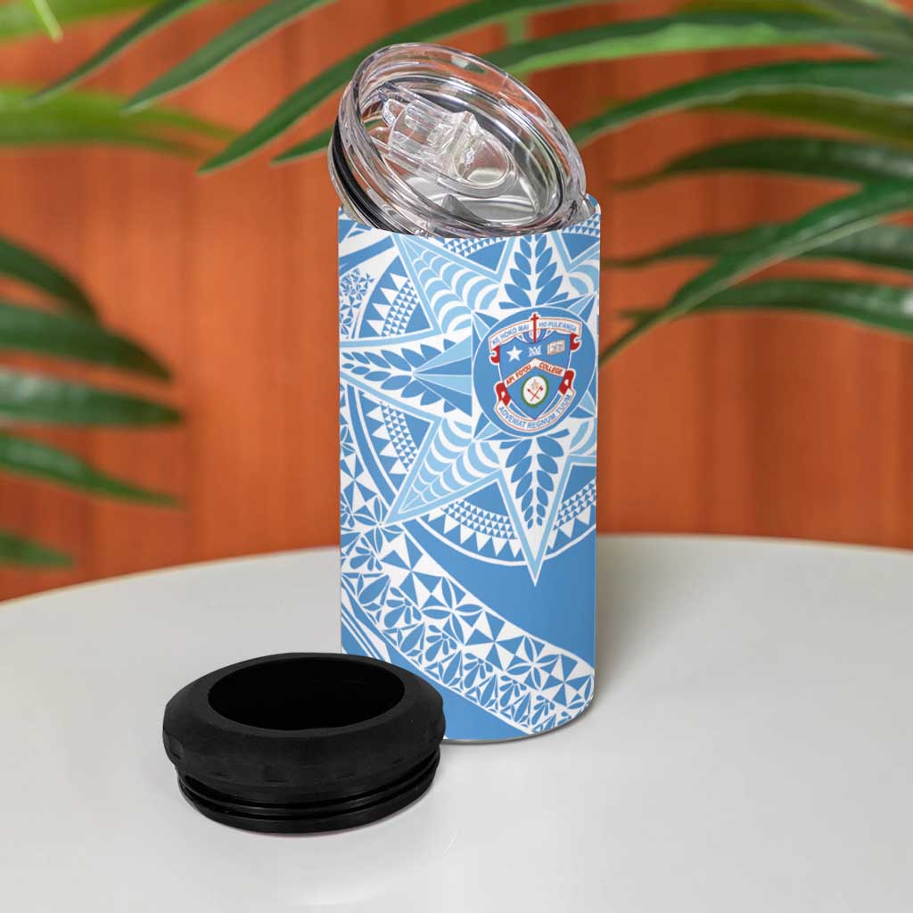 Tonga Apifo'ou Kolisi Personalized 4 in 1 Can Cooler Tumbler Ngatu Tokelaufeletoa Motifs LT7 - Polynesian Pride