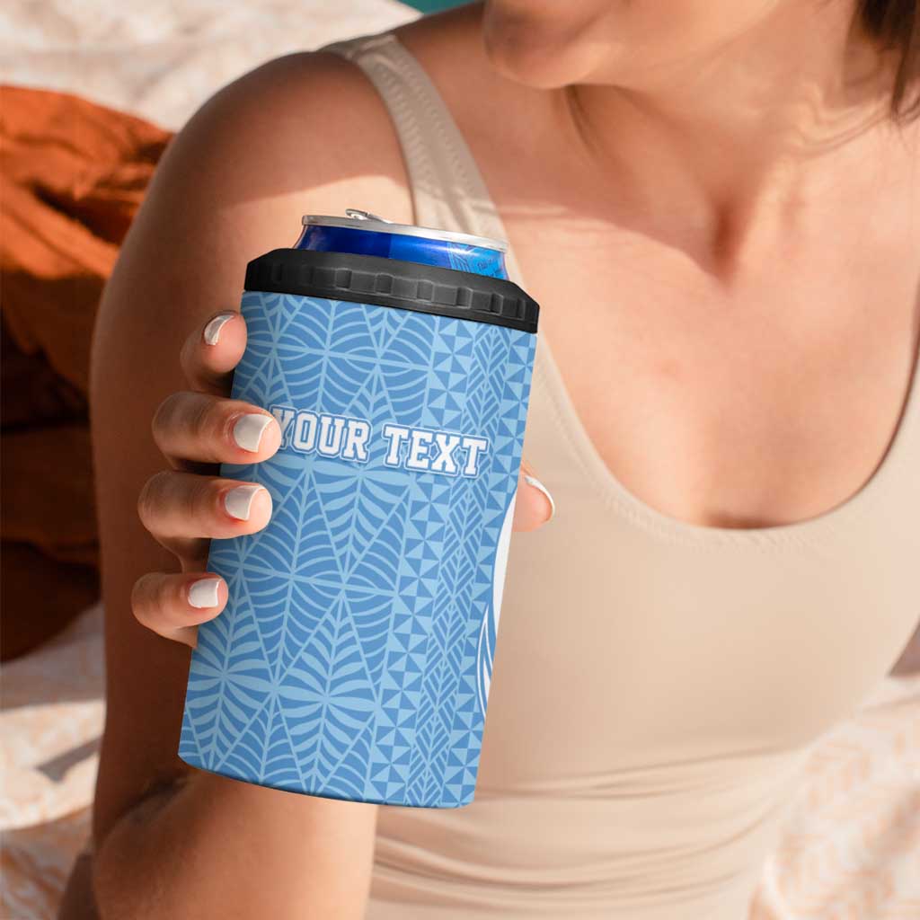 Tonga Apifo'ou Kolisi Personalized 4 in 1 Can Cooler Tumbler Ngatu Tokelaufeletoa Motifs LT7 - Polynesian Pride