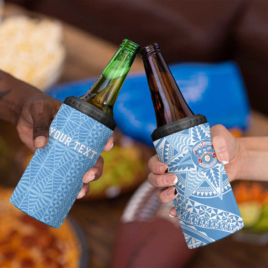 Tonga Apifo'ou Kolisi Personalized 4 in 1 Can Cooler Tumbler Ngatu Tokelaufeletoa Motifs LT7 - Polynesian Pride