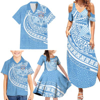 Tonga Apifo'ou Kolisi Personalized Family Matching Summer Maxi Dress and Hawaiian Shirt Ngatu Tokelaufeletoa Motifs LT7 - Polynesian Pride