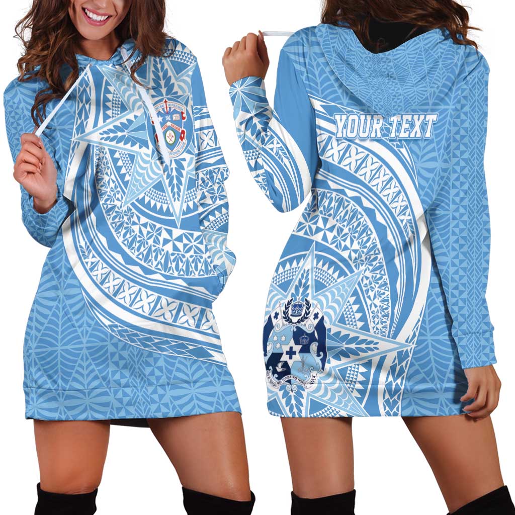Tonga Apifo'ou Kolisi Personalized Hoodie Dress Ngatu Tokelaufeletoa Motifs LT7 - Polynesian Pride