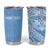 Tonga Apifo'ou Kolisi Personalized Tumbler Cup Ngatu Tokelaufeletoa Motifs