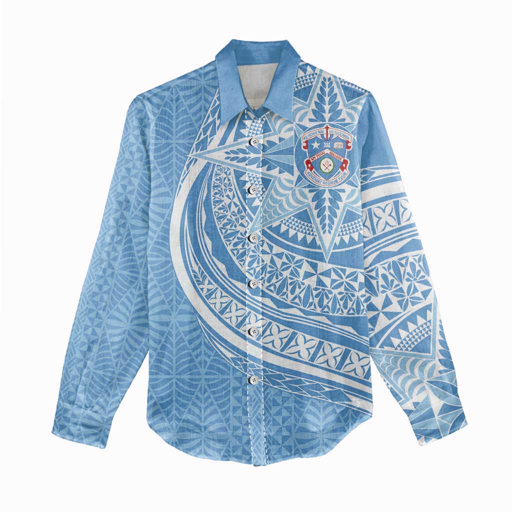 Tonga Apifo'ou Kolisi Personalized Women Casual Shirt Ngatu Tokelaufeletoa Motifs LT7 - Polynesian Pride