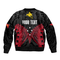 Personalised PNG Bomber Jacket Papua Motuan Mirror Style LT7 - Polynesian Pride