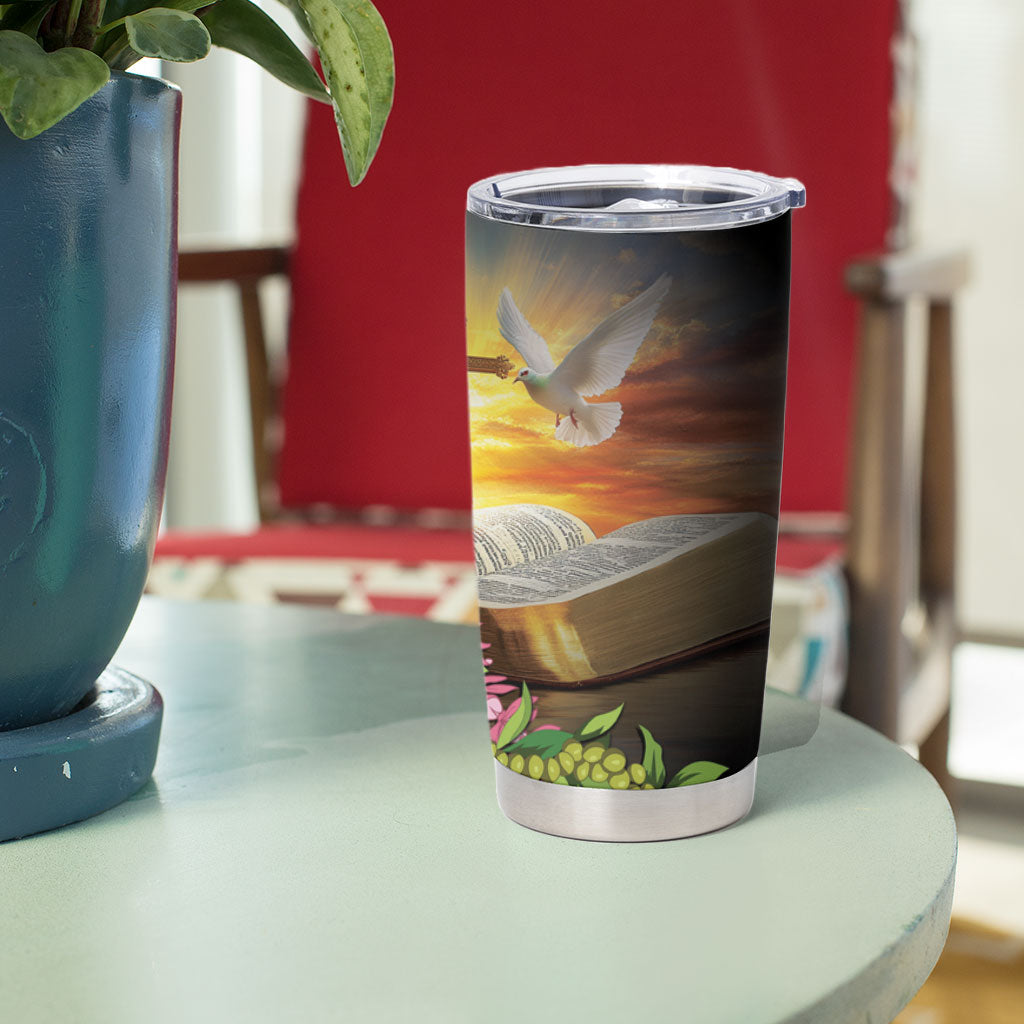 Hawaii Mokihana Mix Pikake Leis Mahalo 'Olelo Tumbler Cup Black LT7 - Polynesian Pride