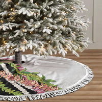 Hawaii Mokihana Mix Pikake Leis Mahalo 'Olelo Tree Skirt White Tapa LT7 - Polynesian Pride