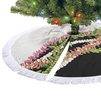 Hawaii Mokihana Mix Pikake Leis Mahalo 'Olelo Tree Skirt White Tapa LT7 - Polynesian Pride