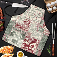 Aloha Hawaii Pastel Christmas Patchwork Apron Classic Style - Polynesian Pride