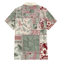 Aloha Hawaii Pastel Christmas Patchwork Family Matching Tank Maxi Dress and Hawaiian Shirt Classic Style LT7 - Polynesian Pride