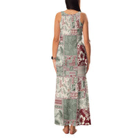 Aloha Hawaii Pastel Christmas Patchwork Family Matching Tank Maxi Dress and Hawaiian Shirt Classic Style LT7 - Polynesian Pride