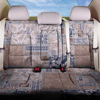 Aloha Hawaii Pastel Christmas Patchwork Back Car Seat Cover Rustic Style - Polynesian Pride