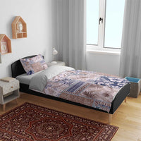 Aloha Hawaii Pastel Christmas Patchwork Bedding Set Rustic Style - Polynesian Pride