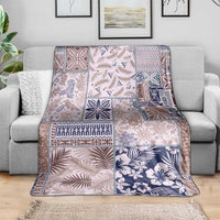 Aloha Hawaii Pastel Christmas Patchwork Blanket Rustic Style LT7 - Polynesian Pride