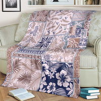 Aloha Hawaii Pastel Christmas Patchwork Blanket Rustic Style LT7 - Polynesian Pride