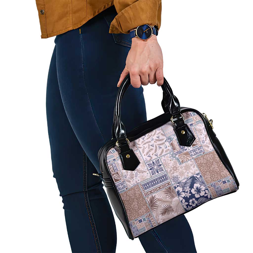 Aloha Hawaii Pastel Christmas Patchwork Shoulder Handbag Rustic Style - Polynesian Pride