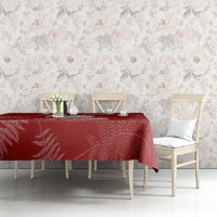 New Zealand Christmas Tablecloth Silver Fern Mix Kiwi Bird Ver01 LT7 - Polynesian Pride