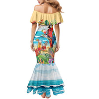 Aloha Hawaii Christmas Family Matching Mermaid Dress and Hawaiian Shirt It's 5 o'clock Somewhere LT7 - Polynesian Pride
