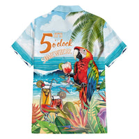 Aloha Hawaii Christmas Family Matching Off Shoulder Maxi Dress and Hawaiian Shirt It's 5 o'clock Somewhere LT7 - Polynesian Pride
