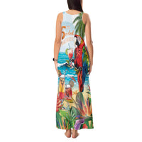 Aloha Hawaii Christmas Tank Maxi Dress It's 5 o'clock Somewhere LT7 - Polynesian Pride